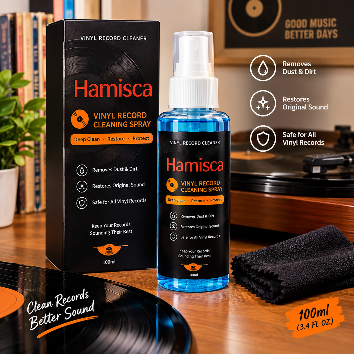Vinyl Record Cleaning Spray